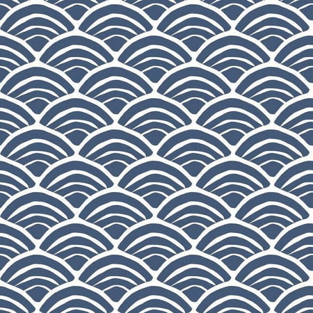 Jane Dixon Coastal Scallop Peel & Stick Wallpaper