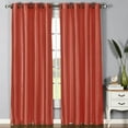thumbnail image 1 of Jane Faux Silk Grommet Curtain Panels, 1 of 7