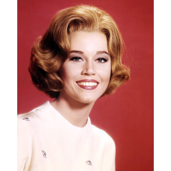 Jane Fonda Striking Young Portrait 1960'S Hairstyle 24x36 Classic Hollywood Poster