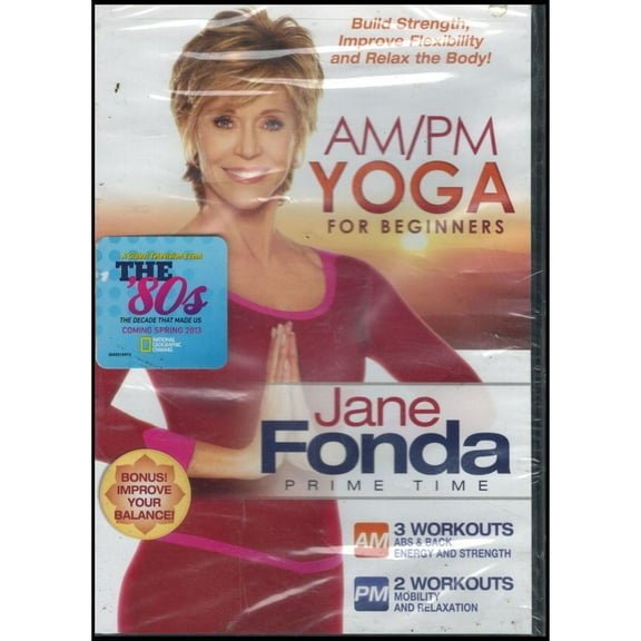 Jane Fonda's Workout Prime Time AM/PM Yoga for Beginners (DVD)
