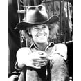 thumbnail image 1 of Jane Fonda with big smile wearing stetson hat 1978 Comes A Horseman 8x10 photo, 1 of 1
