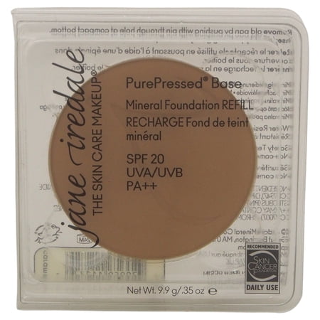 Jane Iredale PurePressed Base Mineral Foundation Refill SPF 20, Caramel 0.35 oz