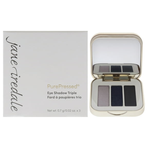 Jane Iredale PurePressed Eyeshadow Triple - Blue Hour , 0.06 oz Eye Shadow