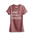 thumbnail image 1 of Jane Of All Trades Women's Fashion Relaxed T-Shirt Tee Heather Rouge Medium, 1 of 3