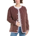 thumbnail image 1 of Jane Post womens  Diamond Quilted Reversible Jacket, m, Brown, 1 of 4