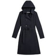thumbnail image 1 of Jane Post womens  Techno Trench Coat, XL, 1 of 3