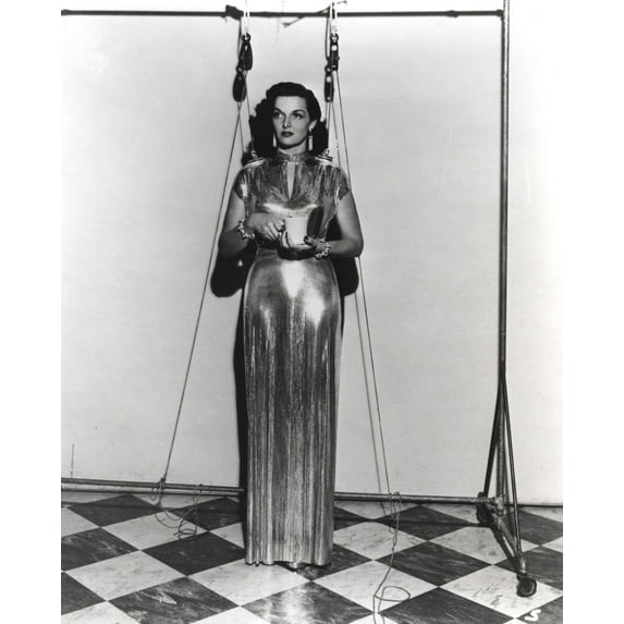 Jane Russell in a silk dress Photo Print (24 x 30)