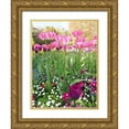 thumbnail image 1 of Jane, Sarah 19x24 Gold Ornate Wood Framed with Double Matting Museum Art Print Titled - Spring Garden, 1 of 4