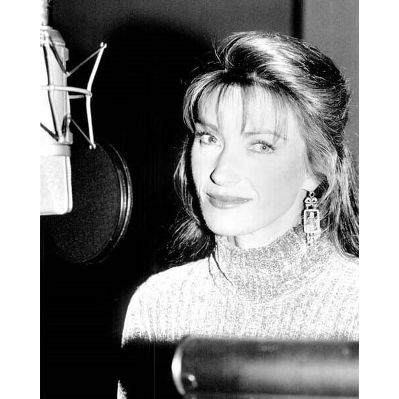 Jane Seymour smiles during recording in studio 1990's 8x10 inch photo
