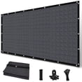 thumbnail image 1 of Jane Stone 10'X12' Rectangular 200 GSM UV Protected 100% HDPE Shade Cloth with Grommets,90% UV Block Outdoor Canopy Screen,Blue Gray, 1 of 7