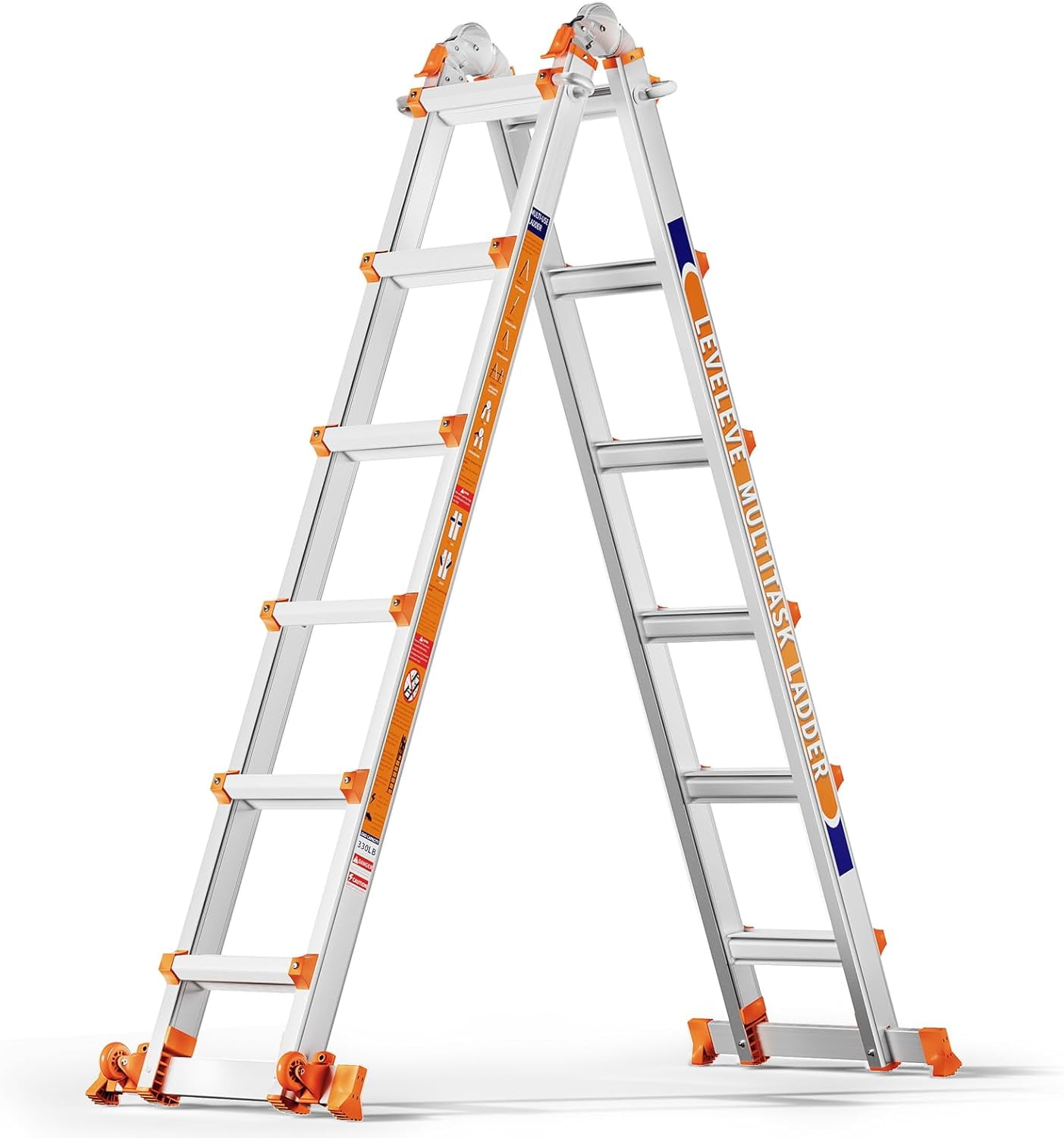 Jane Stone 20FT Extension Ladders with Multi Position,A Frame 6 Step ...