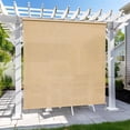 thumbnail image 1 of Jane Stone 7'X8' Sesame Outdoor Roller Shade, Exterior Cordless Patio Roll up Shades for Outside Pergola Porch, Patio, 1 of 7