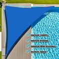 thumbnail image 1 of Jane Stone Sun Shade Sail Canopy 16'X16'X22.6'Customized Triangle Shade Cloth Canopy Tent for Outdoor UV Protection，Blue, 1 of 6