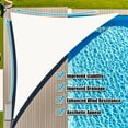 thumbnail image 1 of Jane Stone Sun Shade Sail Canopy 7'X7'X9.9'Customized Triangle Shade Cloth Canopy Tent for Outdoor UV Protection，White, 1 of 6
