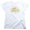 thumbnail image 1 of Jane The Virgin Golden Logo Women's T-Shirt White, 1 of 1