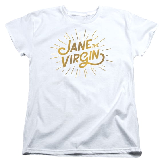 Jane The Virgin Golden Logo Women's T-Shirt White