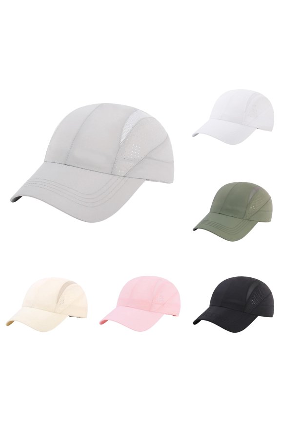 Breathable Mesh Baseball Cap for Women, Lightweight Adjustable, UV Protection Casual Sun Hat, 1 Piece, One Size