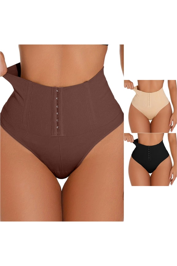 High Waist Hook and Eye Closure Tummy Control Shapewear Panties, Adjustable Compression Lifting Postpartum Shaper, 1 Piece, S-M-L-XL-XXL Plus Size Friendly
