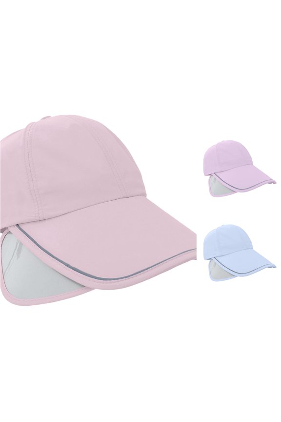 Ponytail Friendly Wide Brim Sun Hat for Women, Retractable Brim Ice Silk, UPF 50+ UV Protection, 1 Piece, One Size
