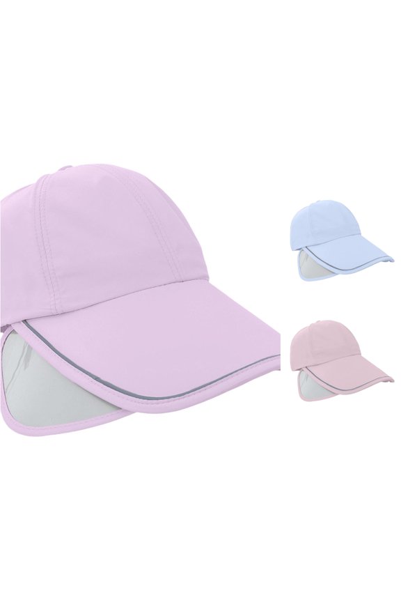 Ponytail Friendly Wide Brim Sun Hat for Women, Retractable Brim Ice Silk, UPF 50+ UV Protection, 1 Piece, One Size