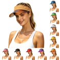thumbnail image 1 of Jane Wardrobe Transparent Brim Sun Visor Hat for Women, Adjustable Magic Tape, Lightweight UV Protection Summer Hat, 1 Piece, One Size, 1 of 4