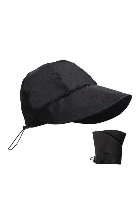 Wide Brim Foldable Bucket Hat for Women, Adjustable UV Protection, Lightweight Summer Sun Hat, 1 Piece, One Size
