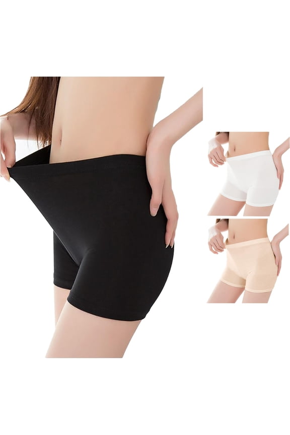 Women's Lace Anti-Chafing Safety Shorts, Soft Cotton Blend Under Dress Shorts, 1 Piece, S-XXL Plus Size Friendly
