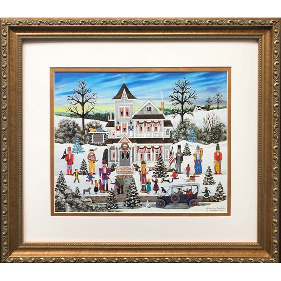 Jane Wooster Scott "Nutcracker Fantasy" CUSTOM FRAMED Art Generic
