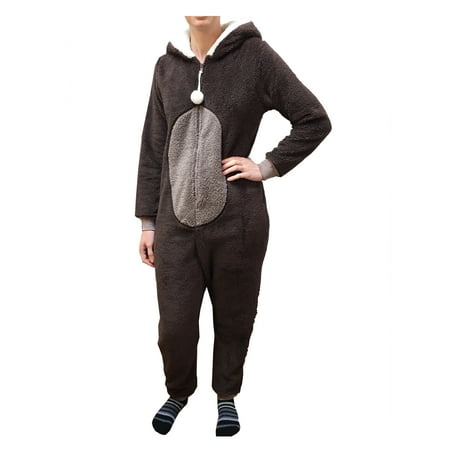 Jane and Bleecker Rudolph the Red Nose Reindeer Christmas Union Suit Pajamas