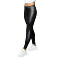 thumbnail image 1 of Jane and Bleecker Women's High Rise Soft Faux Leather Leggings-Black / S, 1 of 7