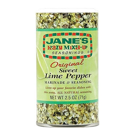 Jane's Krazy Mixed-Up Sweet Lime Pepper Seasoning, 2.5 oz