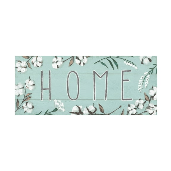 Janelle Penner 'Blessed X Mint' Canvas Art