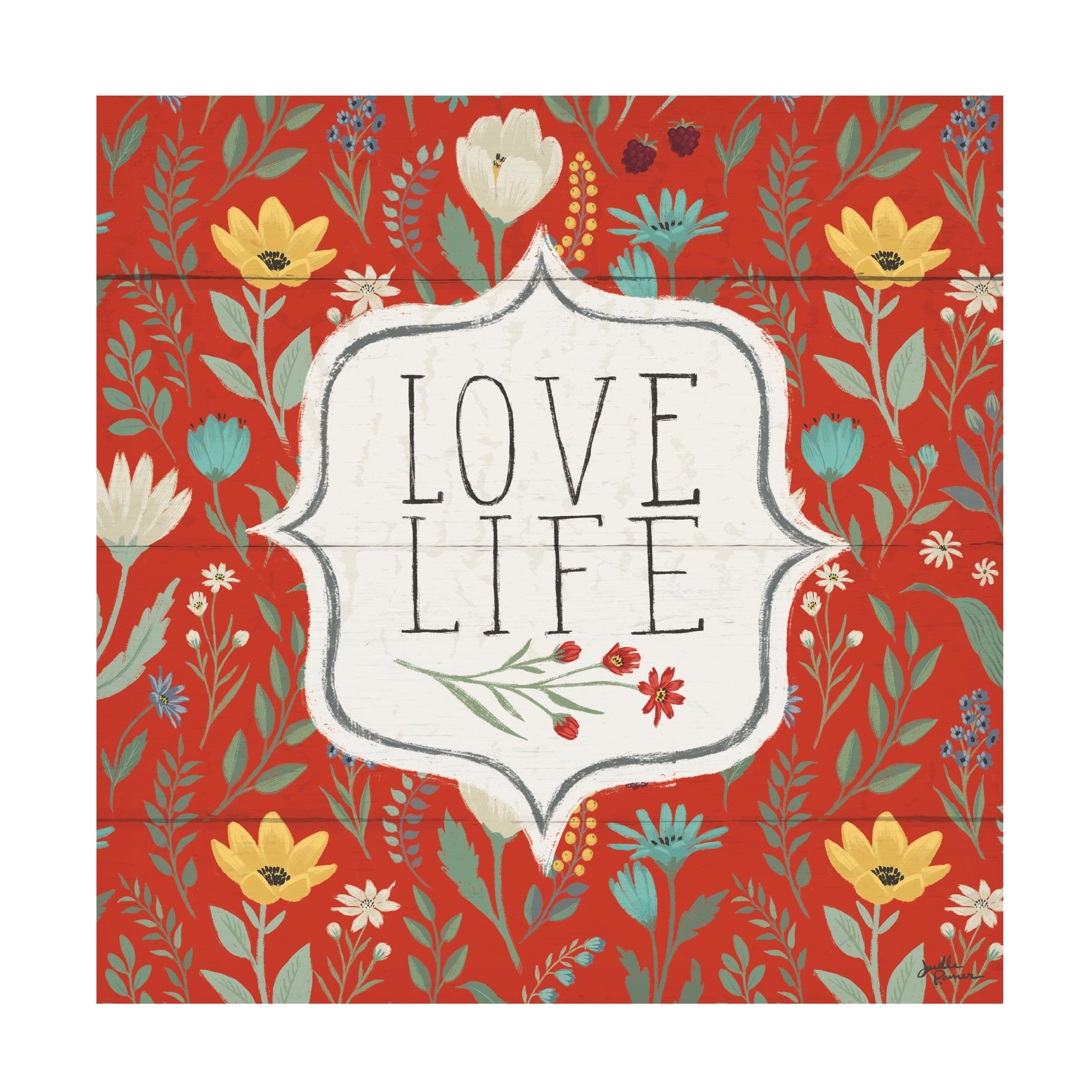 Janelle Penner 'Blooming Thoughts V' Canvas Art