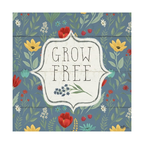 Janelle Penner 'Blooming Thoughts VI' Canvas Art