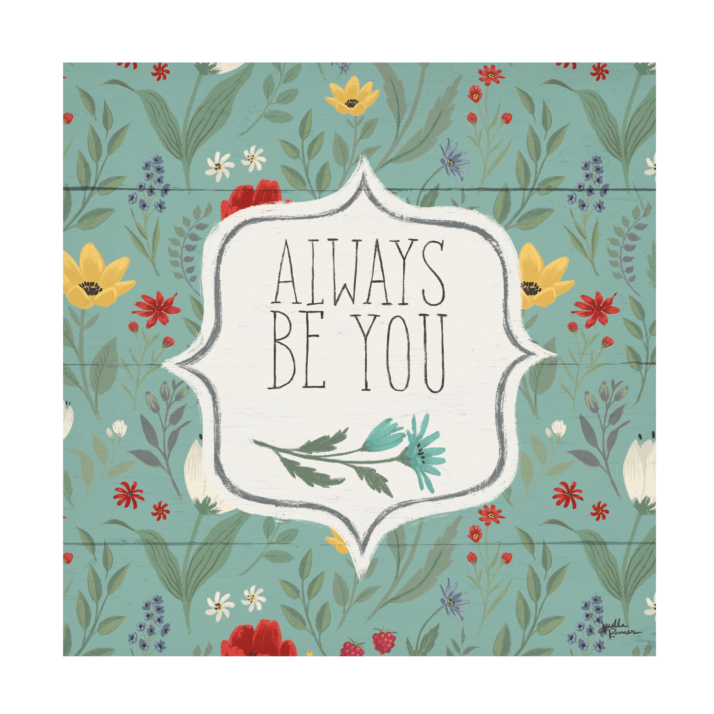 Janelle Penner 'Blooming Thoughts VII' Canvas Art