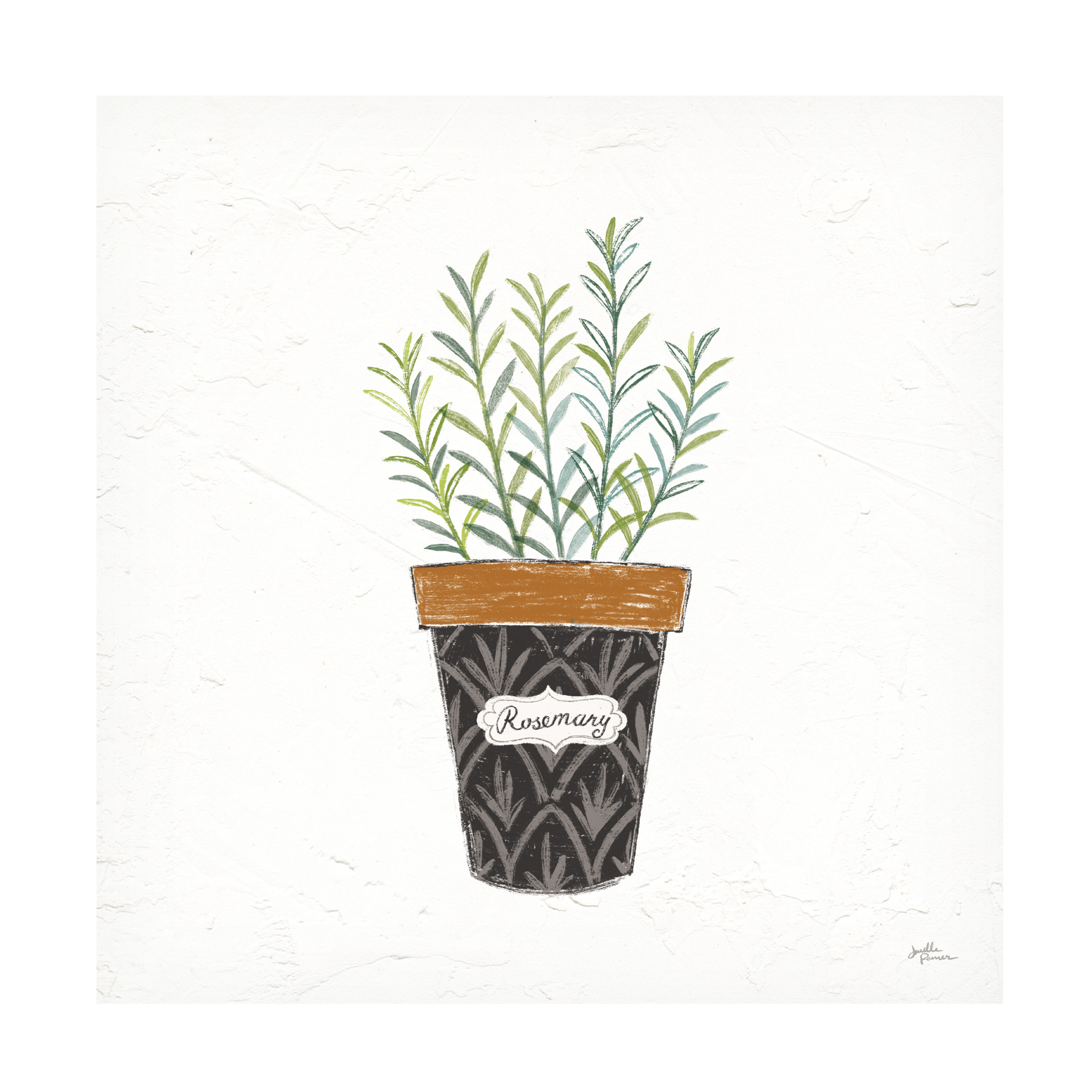 Janelle Penner 'Fine Herbs IX' Canvas Art