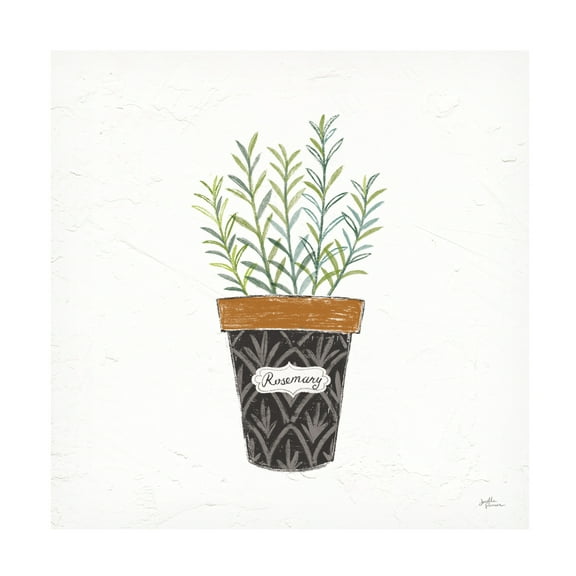 Janelle Penner 'Fine Herbs IX' Canvas Art