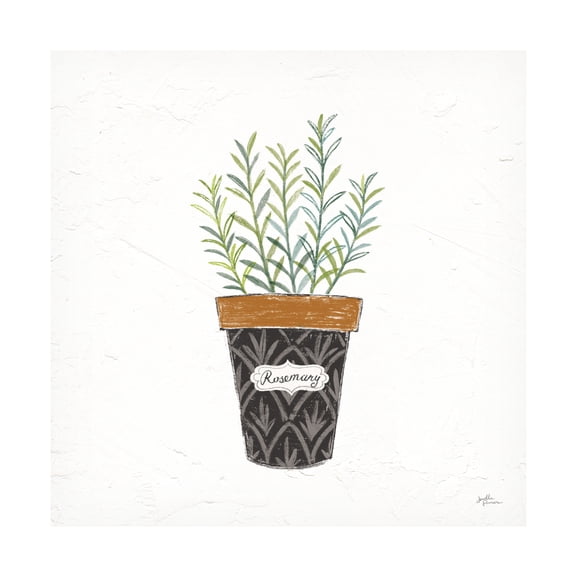 Janelle Penner 'Fine Herbs IX' Canvas Art