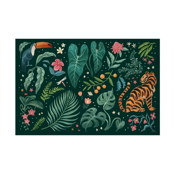Janelle Penner 'Jungle Love I' Canvas Art