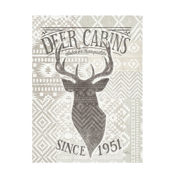 Janelle Penner 'Soft Lodge VI' Canvas Art