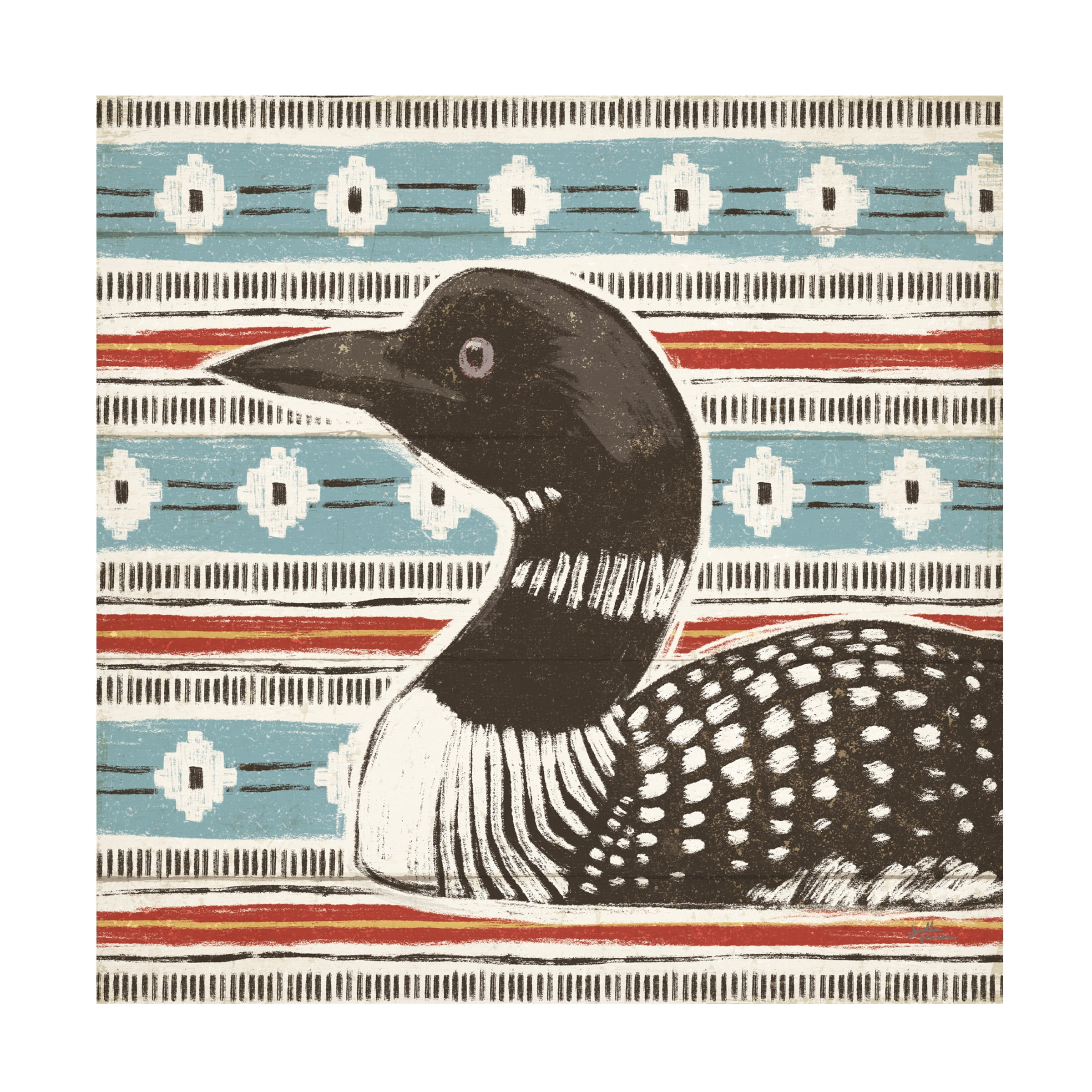 Janelle Penner 'Vintage Lake XI' Canvas Art