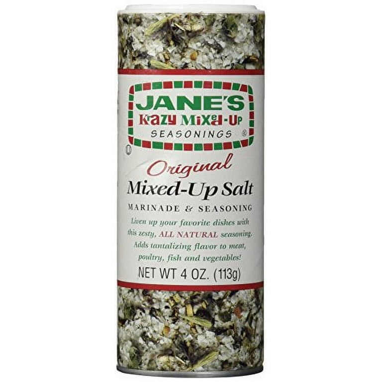 Jane's Krazy Mixed-Up Seasonings, Salt Seasoning, 4 oz - Walmart.com