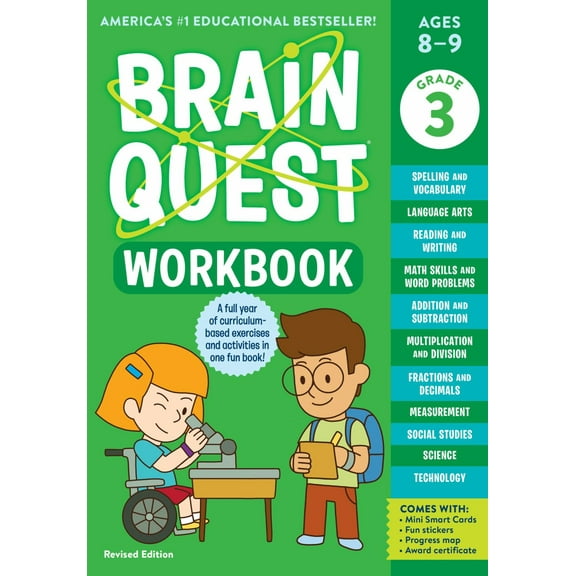 Brain Quest Workbook: 3rd Grade Revised Edition (Revised edition) (Paperback)