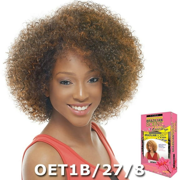 Janet Brazilian Scent Human Hair Blend Lace Front Wig - BESTIE (BLACK PURPLE)