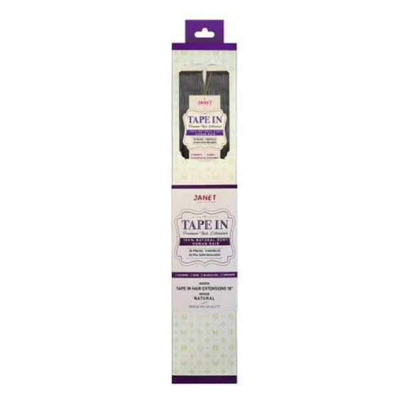 Janet Collection 100% Natural Remy Human Hair Tape-ins - 18" inches