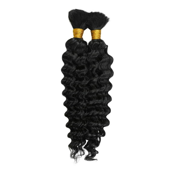 Janet Collection Human Hair Braids Deep Bulk (18"-24") [18"] (350)