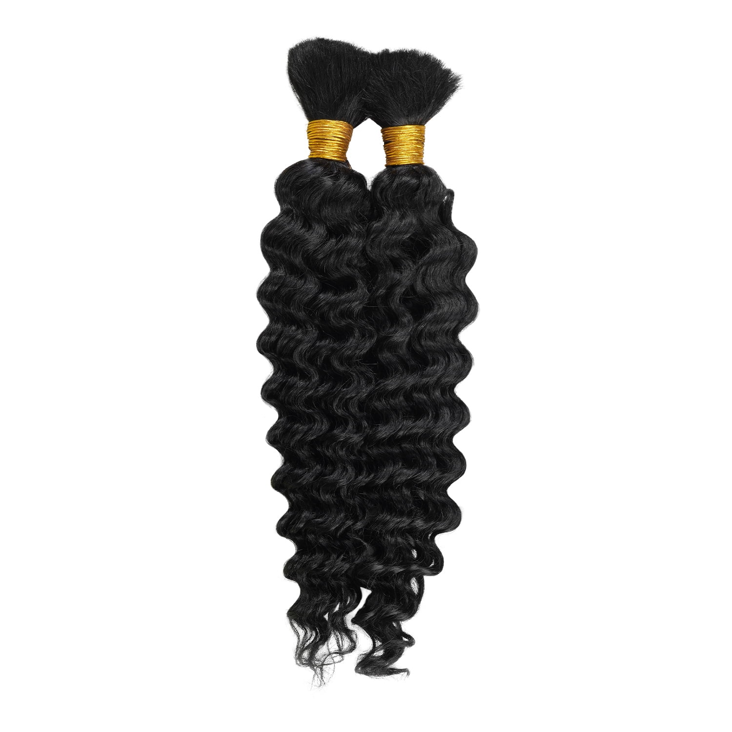 Janet Collection Human Hair Braids Deep Bulk (18"-24") [24"] (27