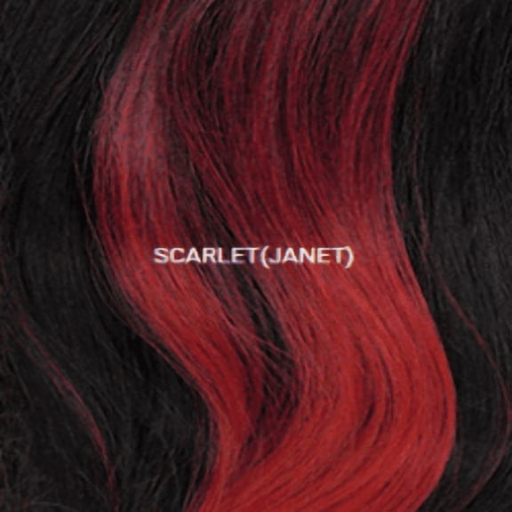 Janet Collection Remy Illusion X-Long Human Hair Blend HD Lace Front Wig - Paki