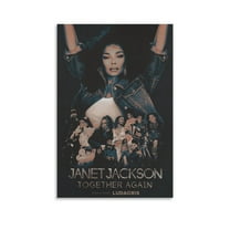 Janet Jackson 10 Canvas Poster Wall Decorative Art Painting Living Room Bedroom Decoration Gift