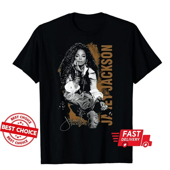 Janet-Jackson Album Collection Singer Shirt S-3XL Q7845